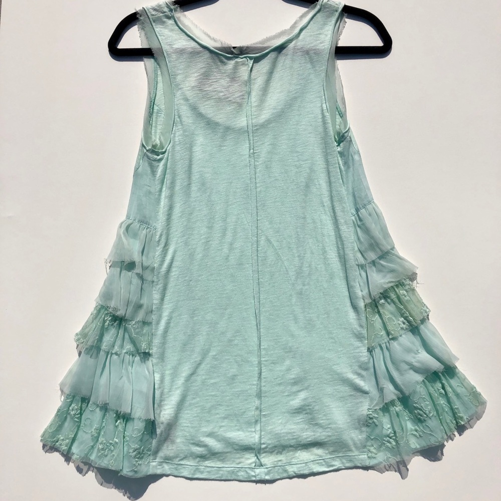 Anthro Ruffle Tank Top - Picture 2 of 3